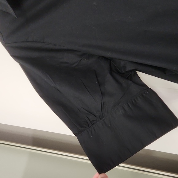 Old Navy black cotton shirt dress in great condition! Classic. Size Medium - Picture 2 of 10